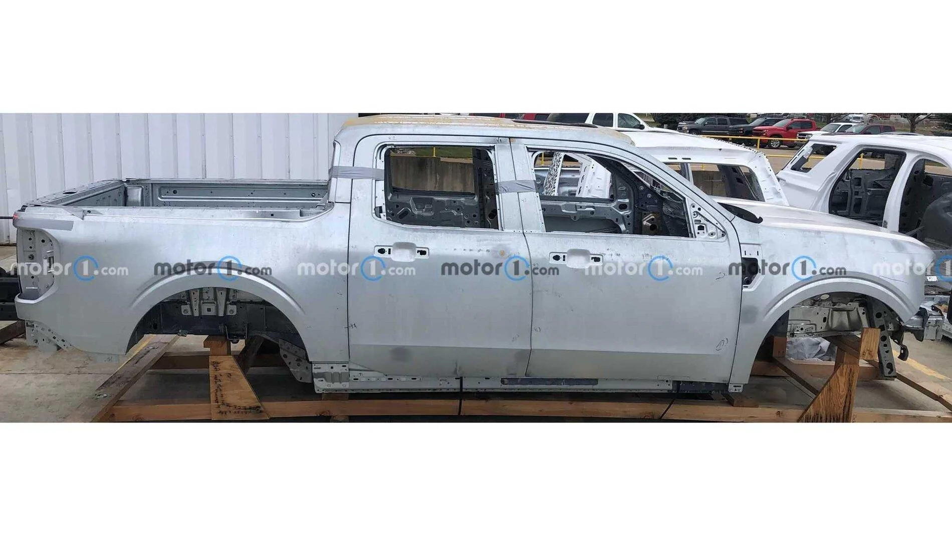 Ford Maverick Ford Maverick Unibody Fully Revealed! 2022-ford-maverick-body-in-white-profil