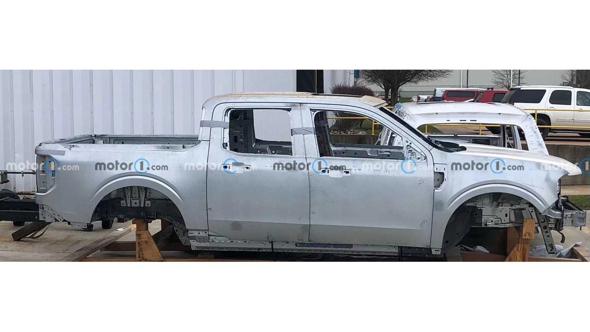 Ford Maverick Ford Maverick Unibody Fully Revealed! 2022-ford-maverick-body-in-white-sid