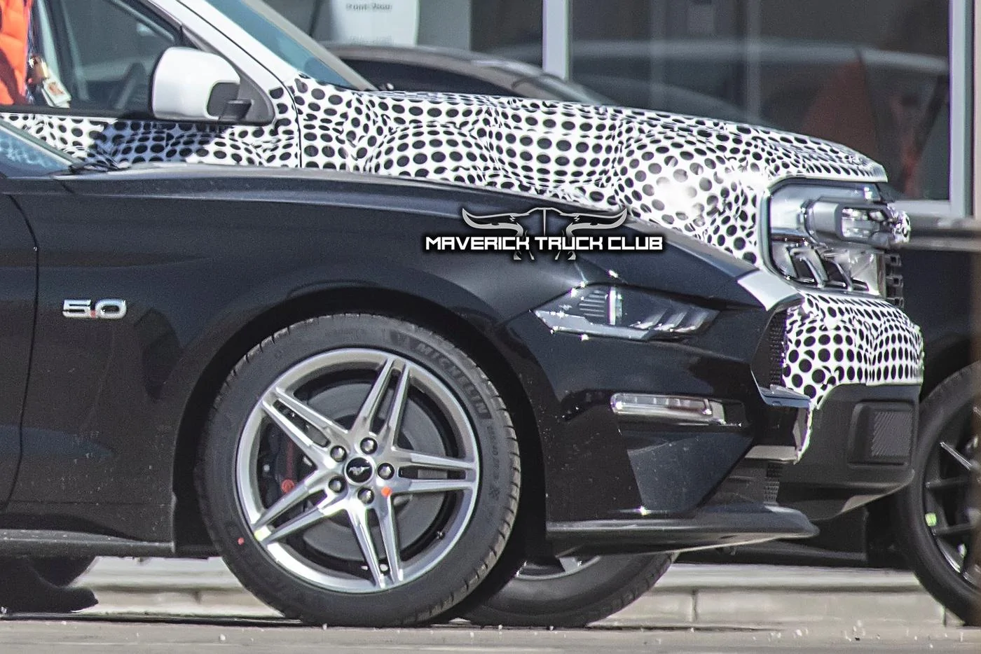 Ford Maverick Spied: 2022 Maverick Truck vs. Ford Mustang (Size Comparison) 202-maverick-truck-vs-mustang-size-comparison-6