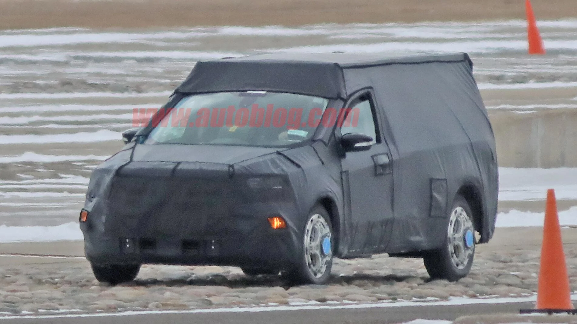 Ford Maverick Ford Maverick Spy Photos ford-courier-spy-shots-1