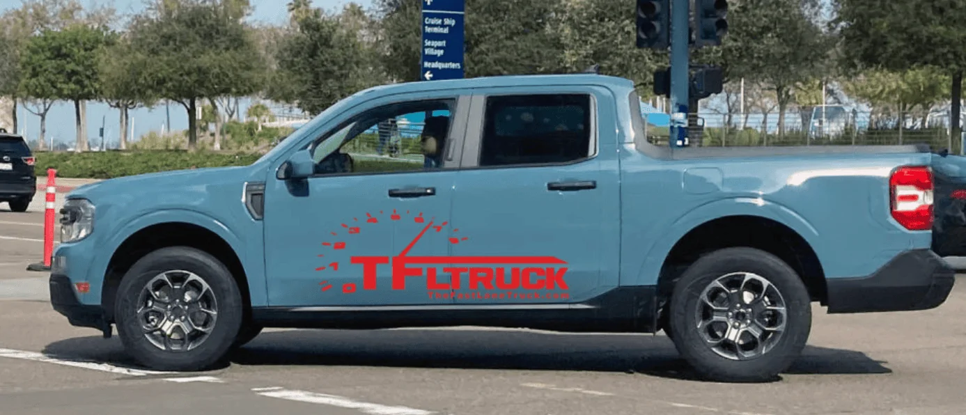 Ford Maverick Cyber Orange Maverick prototype spotted 1617849296538