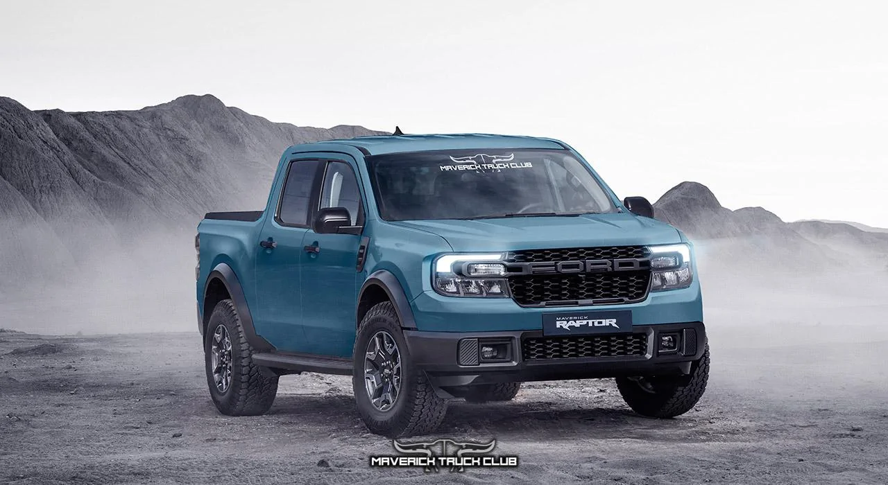 Ford Maverick Maverick Raptor! How We Imagine It Ford-Maverick-raptor-front-area51