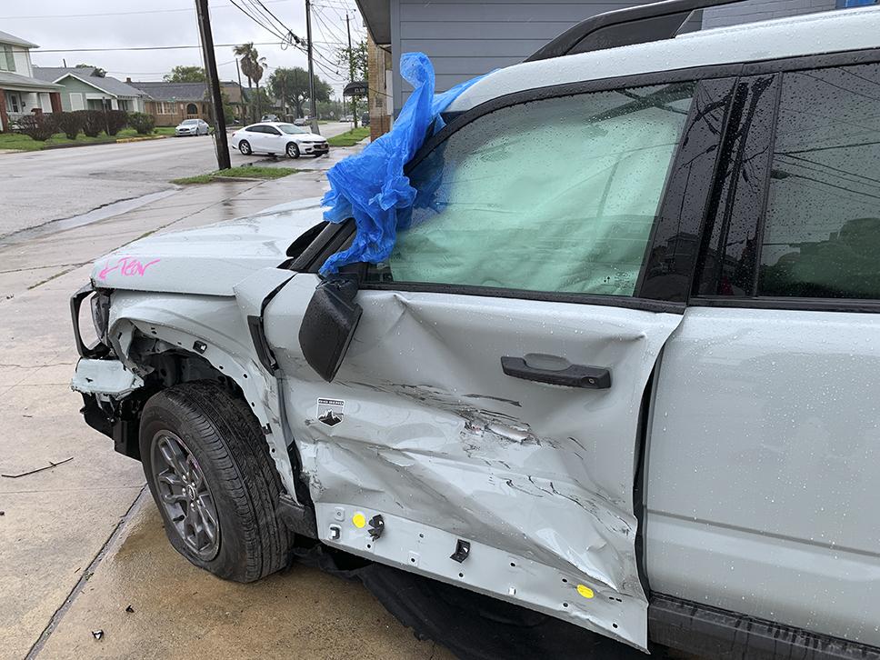 Ford Maverick Frist to buy, frist to wreck. wrecked bronco2