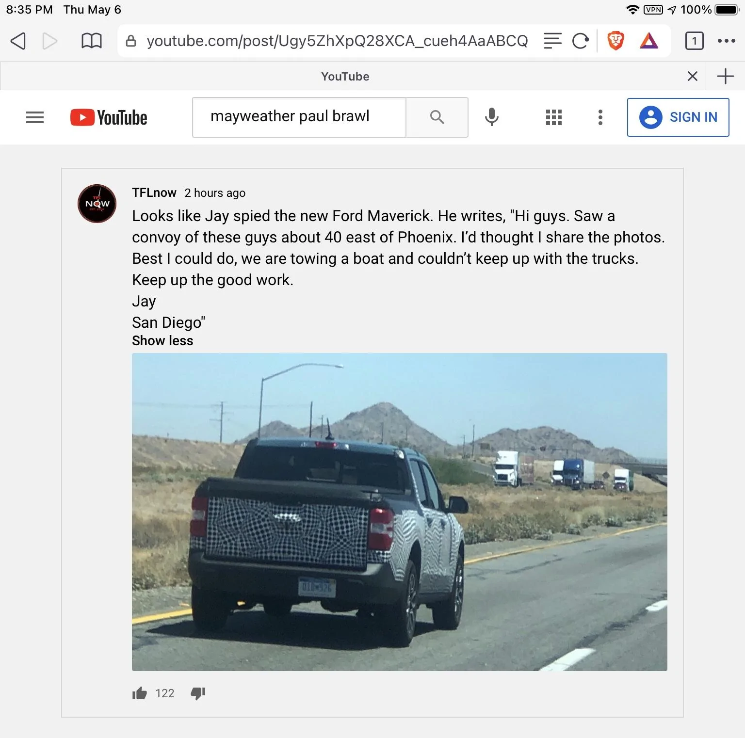 Ford Maverick Spied: Ford Maverick Towing Trailers on Public Streets 653EE140-0B6E-4916-A7F1-F9868AD75F89