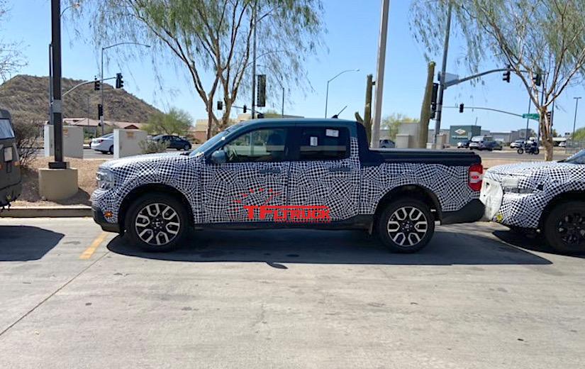 Ford Maverick Spied: 2022+ Ford Maverick Prototypes Are Caught Again in Arizona 2022-ford-maverick-awd
