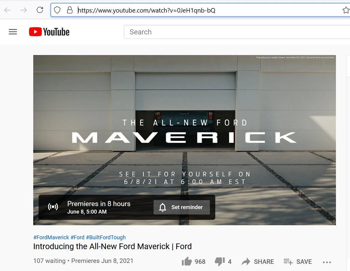 Ford Maverick Granger Ford - Maverick reservations system... June 8th is coming soon maverick youtu