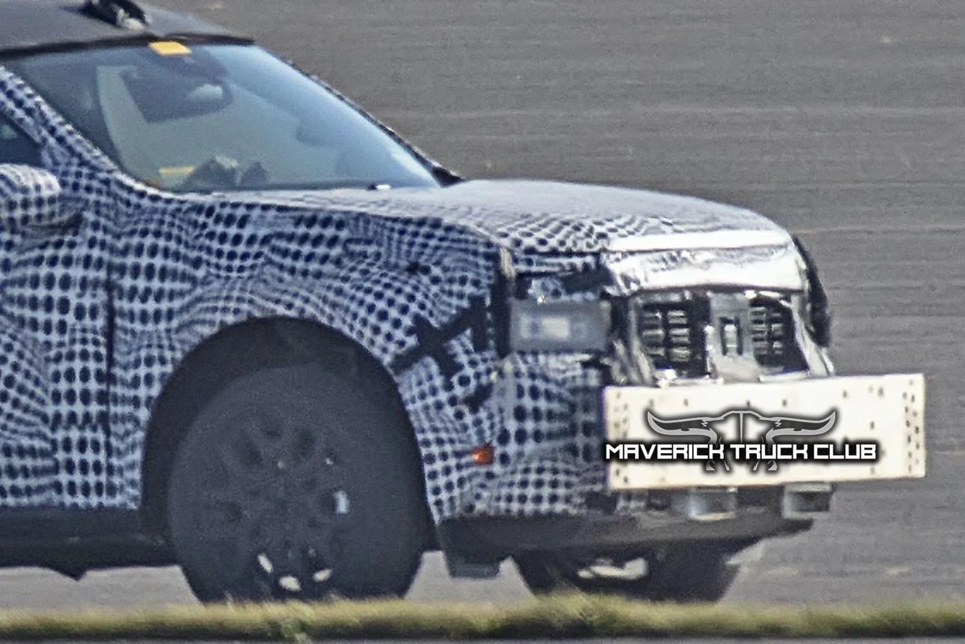 Ford Maverick Spied: Ford Maverick Grille Exposed! Ford-Maverick-Truck-Grille-Exposed-4