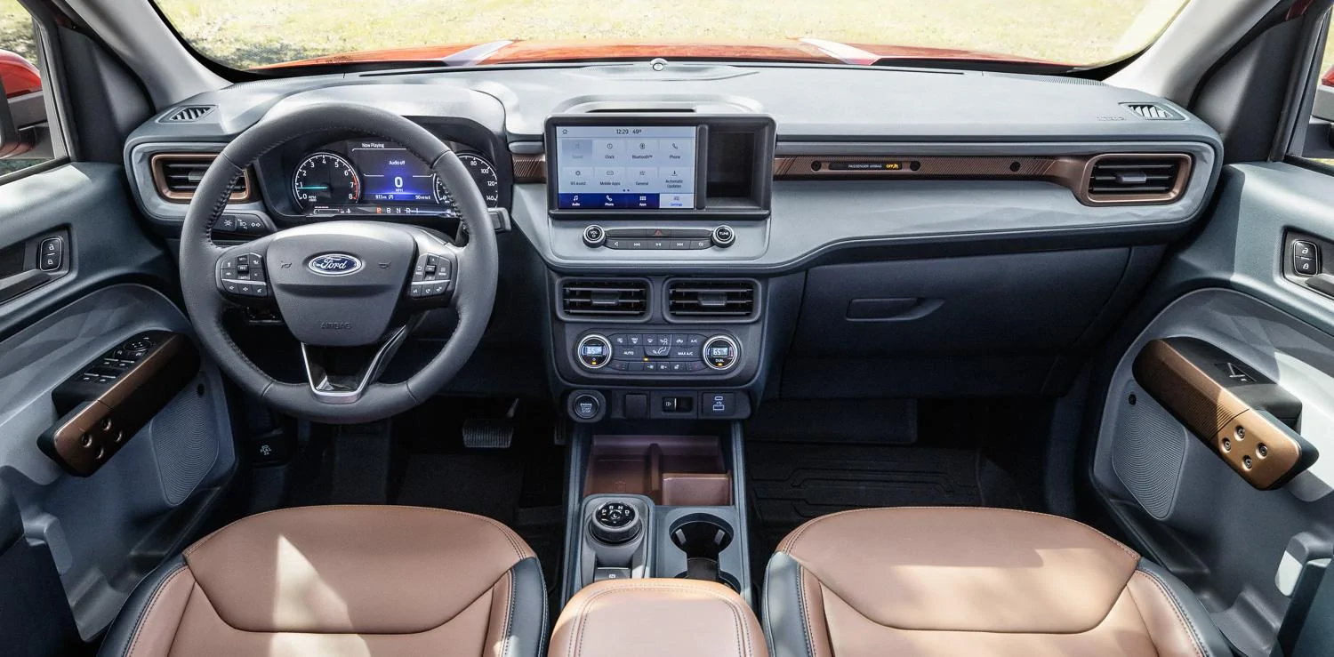 Ford Maverick 2022 Ford Maverick Pickup Truck Revealed with Standard Hybrid, 40MPG City, $20K MSRP 2022-ford-maverick-pickup-truck-revealed-debut-13
