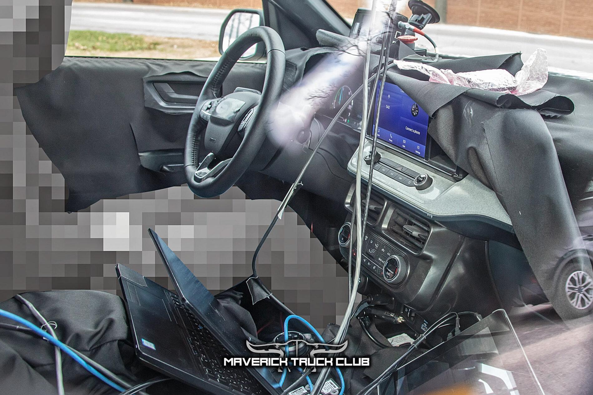 Ford Maverick Spied: Ford Maverick Interior First Look FordMaverick.interior.g02.KGP