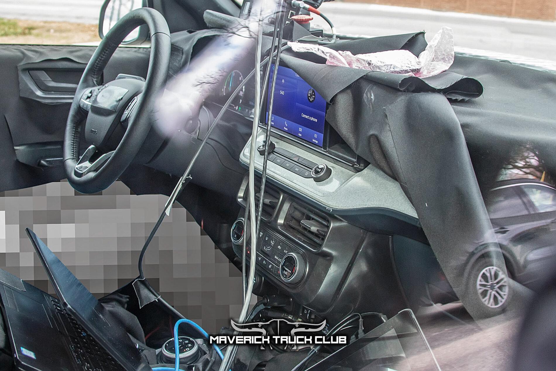 Ford Maverick Spied: Ford Maverick Interior First Look FordMaverick.interior.g03.KGP