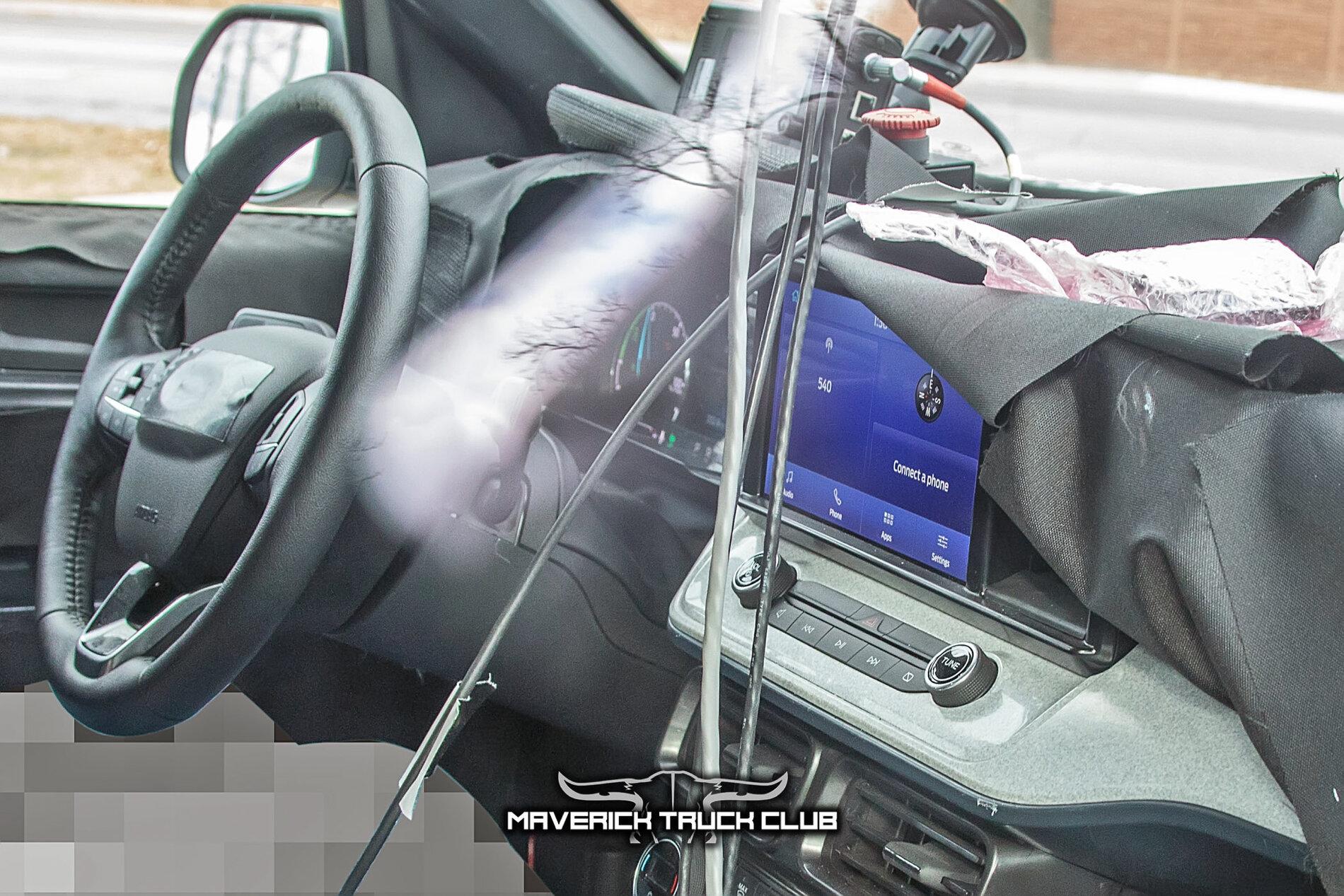 Ford Maverick Spied: Ford Maverick Interior First Look FordMaverick.interior.g04.KGP