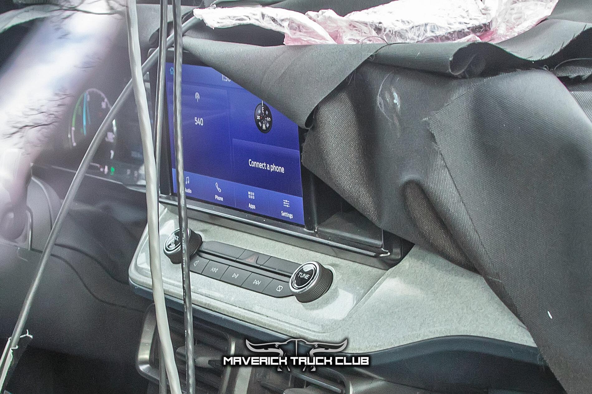 Ford Maverick Spied: Ford Maverick Interior First Look FordMaverick.interior.g06.KGP