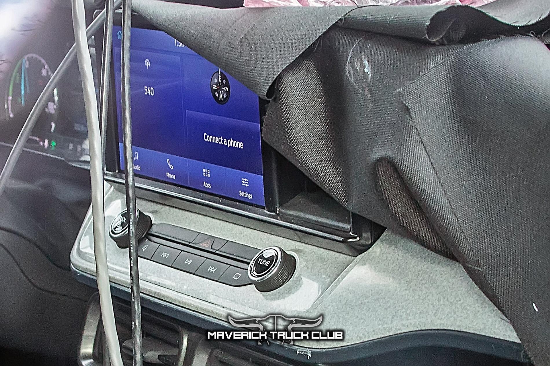Ford Maverick Spied: Ford Maverick Interior First Look FordMaverick.interior.g10.KGP