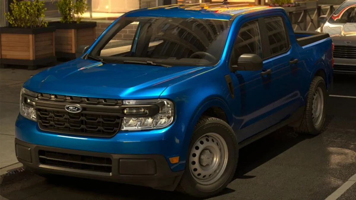Ford Maverick VELOCITY BLUE Maverick Photos Thread 2022 Maverick XL Velocity Blue Steel Wheels