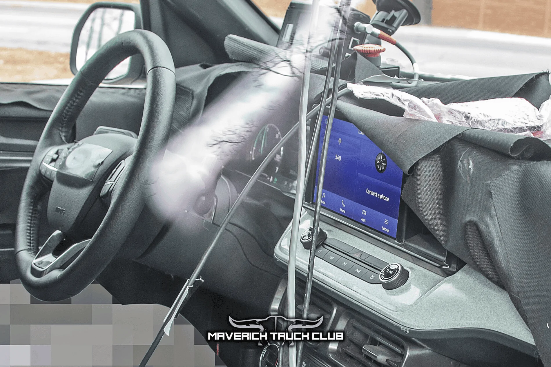 Ford Maverick Spied: Ford Maverick Interior First Look 1605655500521