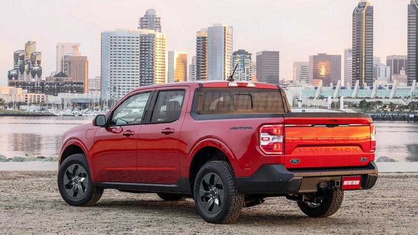 Ford Maverick Ford Maverick Lightning Electric Truck speculated & imagined (rendering) ford maverick lightning bev electric pickup truck 2