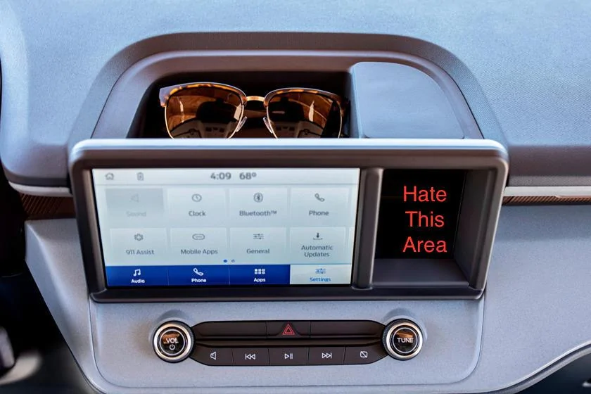 Ford Maverick What do you like LEAST about the Maverick? 2022-ford-maverick-interior-trim-carbuzz-856914