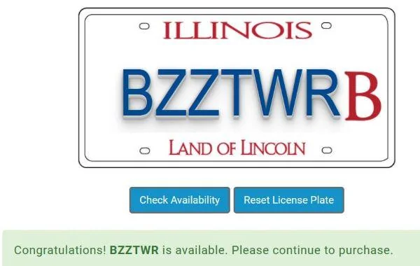 Ford Maverick Personal license plates / vanity plate for your Maverick?? IL BZZTWR