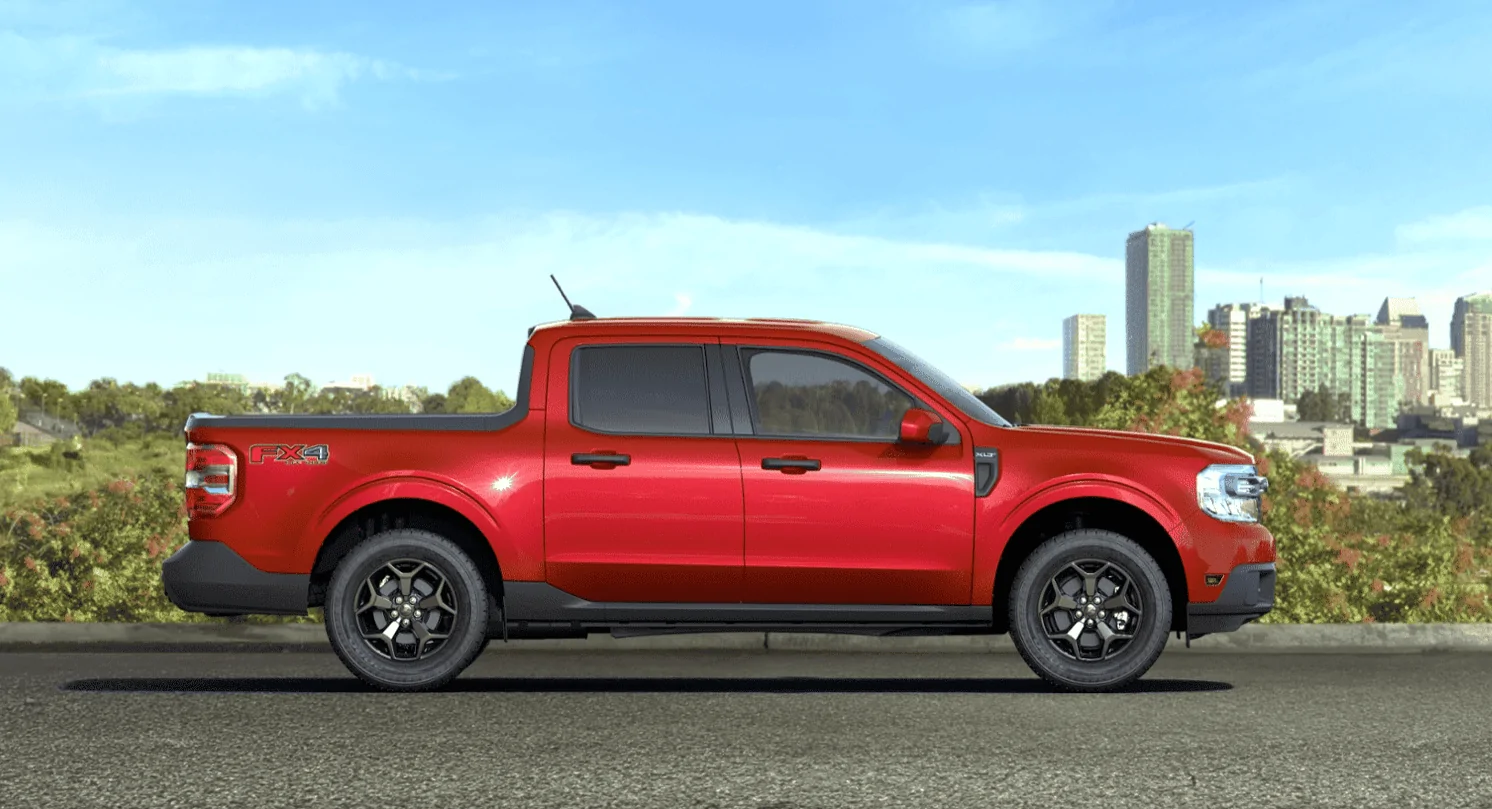 Ford Maverick Mav vs. my old Dodge Dakota 4X4 Screen Shot 2021-06-29 at 12.54.57 PM