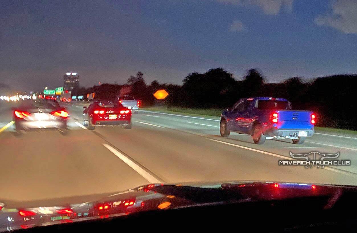 Ford Maverick First real life sighting of Velocity Blue Maverick velocity-blue-maverick