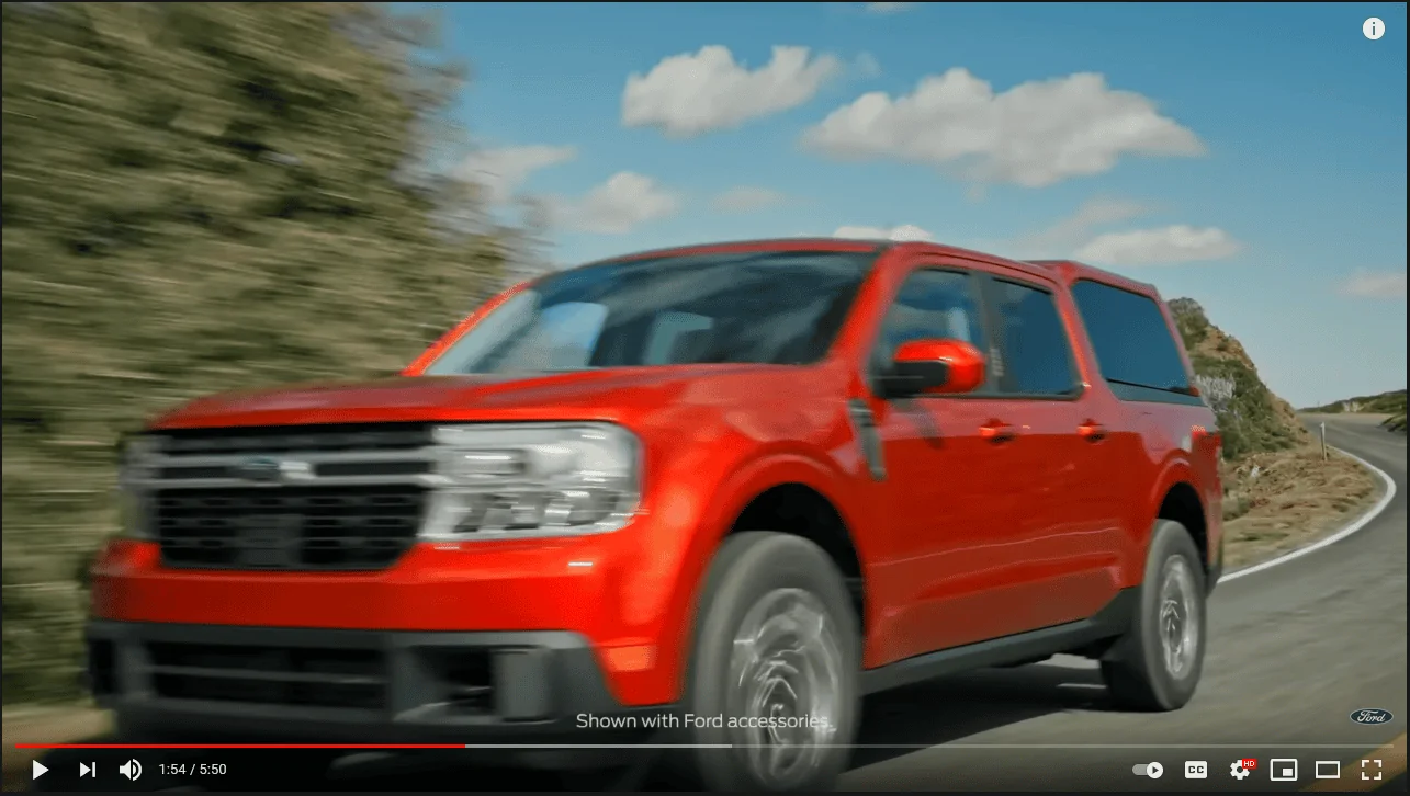 Ford Maverick Ford Bed Cap [Snug Top Sport] Spotted on 2022 Maverick During Testing 1625255497935