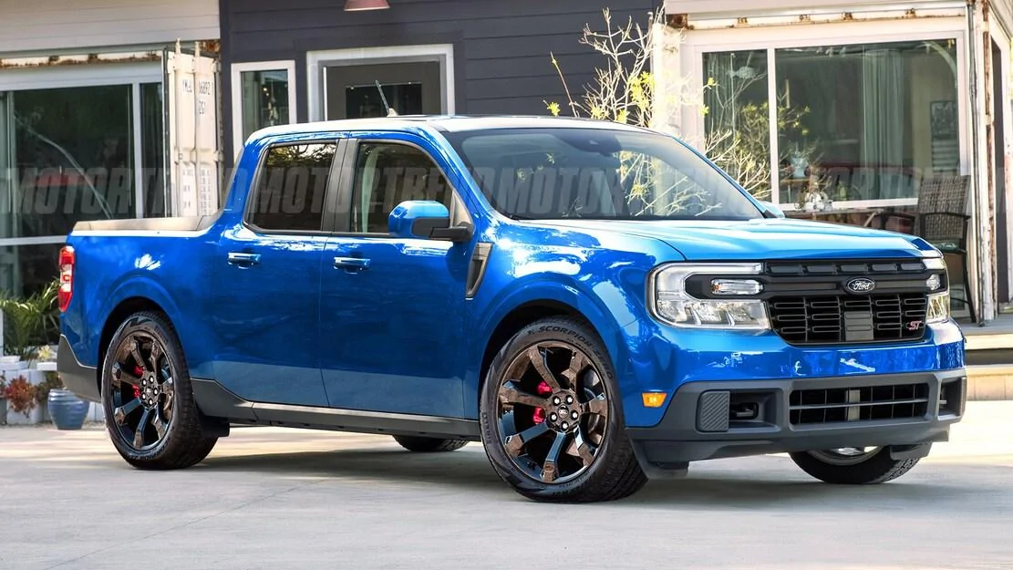 Ford Maverick Maverick ST pickup rendered 2022_Ford_Maverick_ST_2