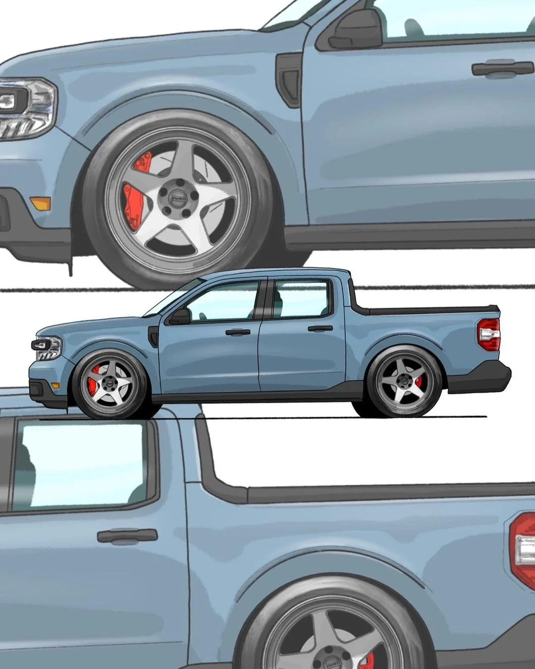 Ford Maverick Lowering springs for Maverick Ford Maverick pickup lowered lowering springs
