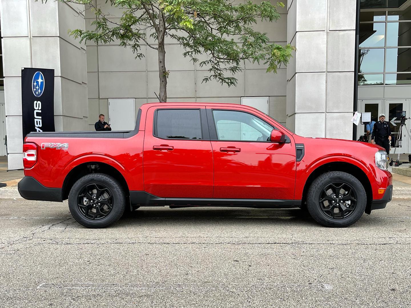 Ford Maverick HOT PEPPER RED Maverick Photos Thread Hot Pepper Red Ford Maverick Lariat Pickup 2