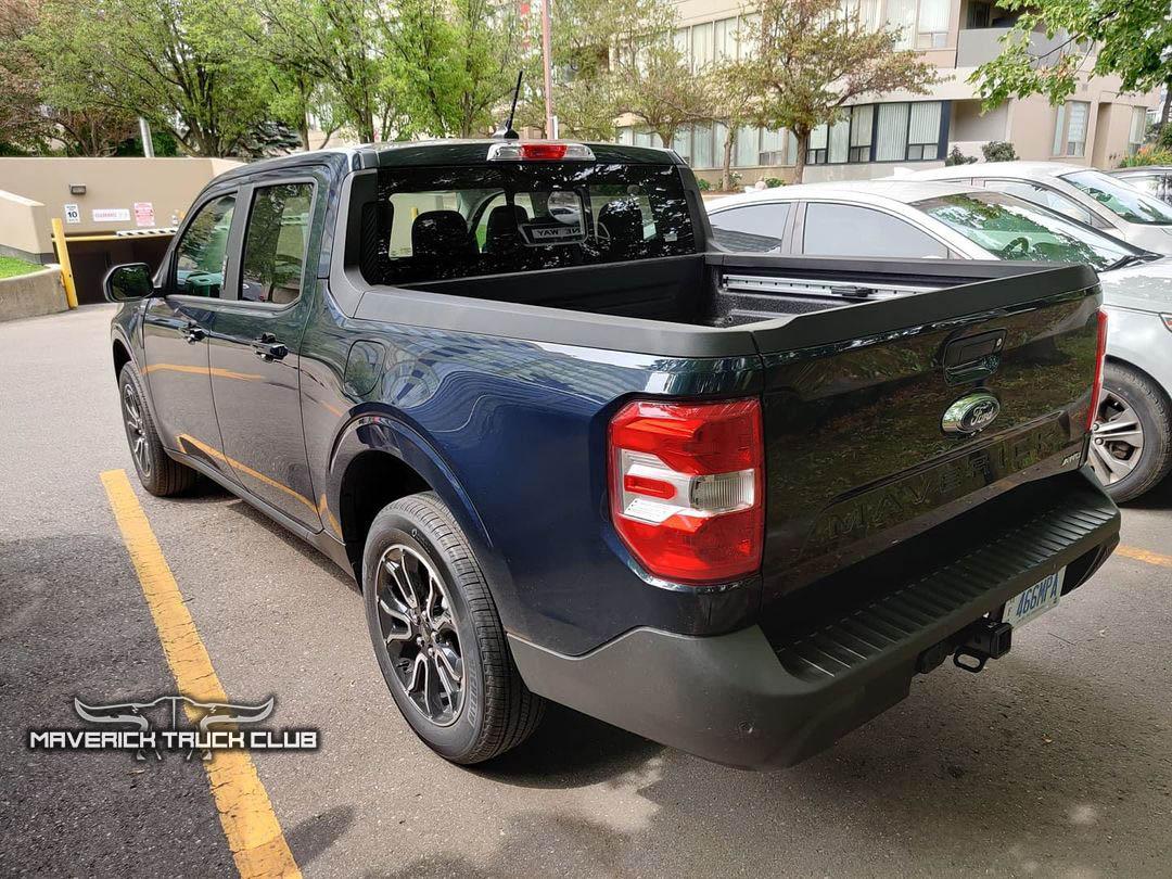 Ford Maverick Alto Blue Maverick (Lariat) - Best Looks Yet Alto Blue 2022 Ford Maverick Lariat 3-2