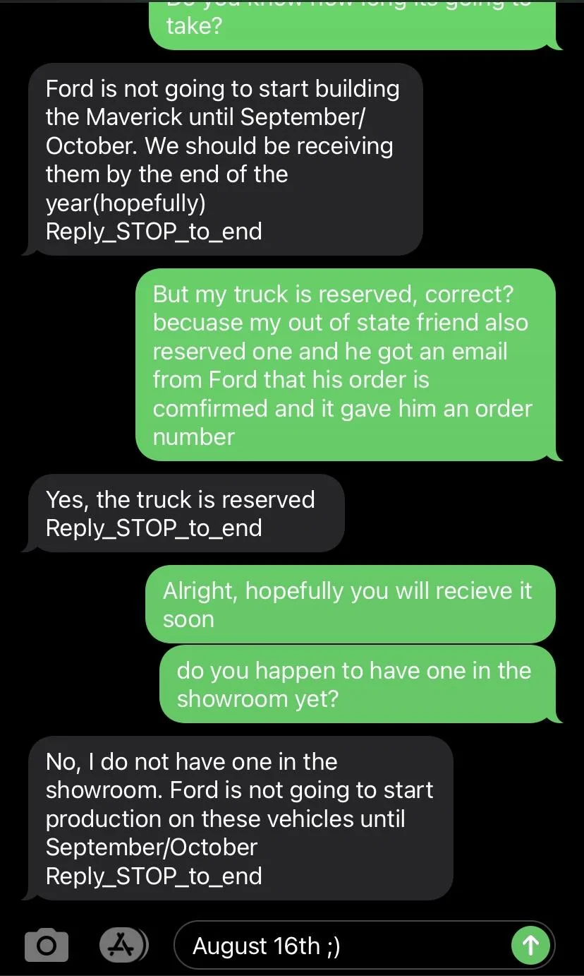 Ford Maverick 📊 Maverick Order Tracking List & Stats [Enter Yours!] IMG_9122