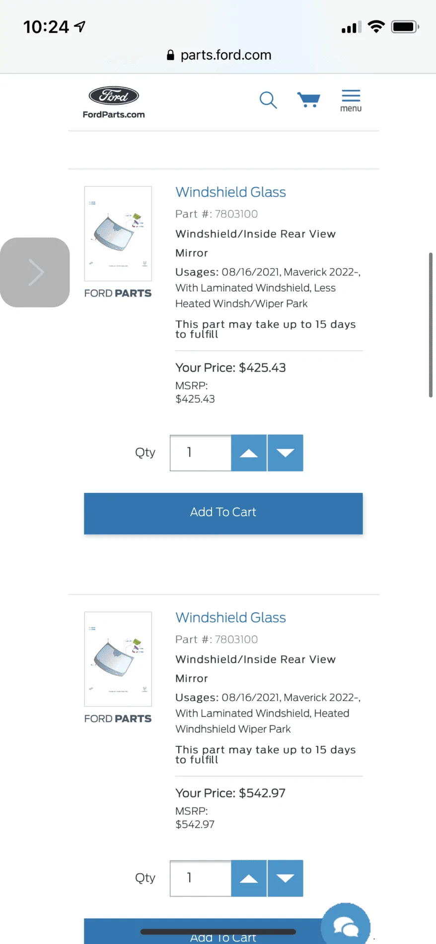 Ford Maverick Acoustic Windshield 8CAD975E-A01D-4AD4-8E2E-D776FED2C9FB