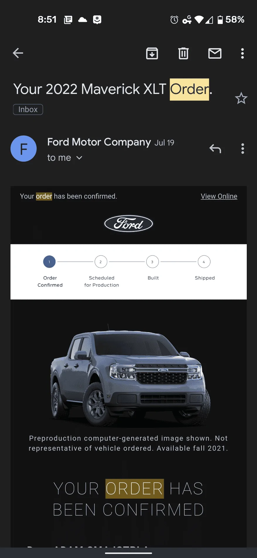 Ford Maverick Any 2.0L 4k FWD mavericks scheduled yet? Screenshot_20211004-205124