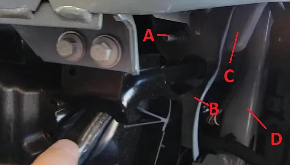 Ford Maverick FX4 tow hook install on NON FX4 Package Maverick - doesn't fit [VIDEO] to
