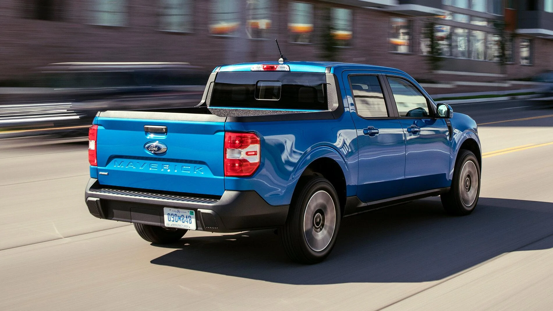 Ford Maverick VELOCITY BLUE Maverick Photos Thread 2022 Maverick Lariat Velocity Blue Pickup Truck Wallpaper3