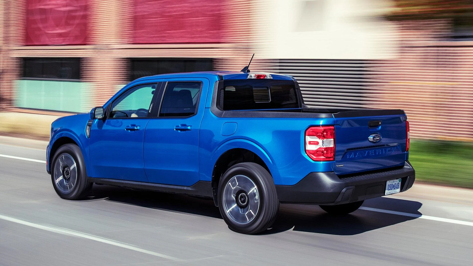 Ford Maverick VELOCITY BLUE Maverick Photos Thread 2022 Maverick Lariat Velocity Blue Pickup Truck Wallpaper4
