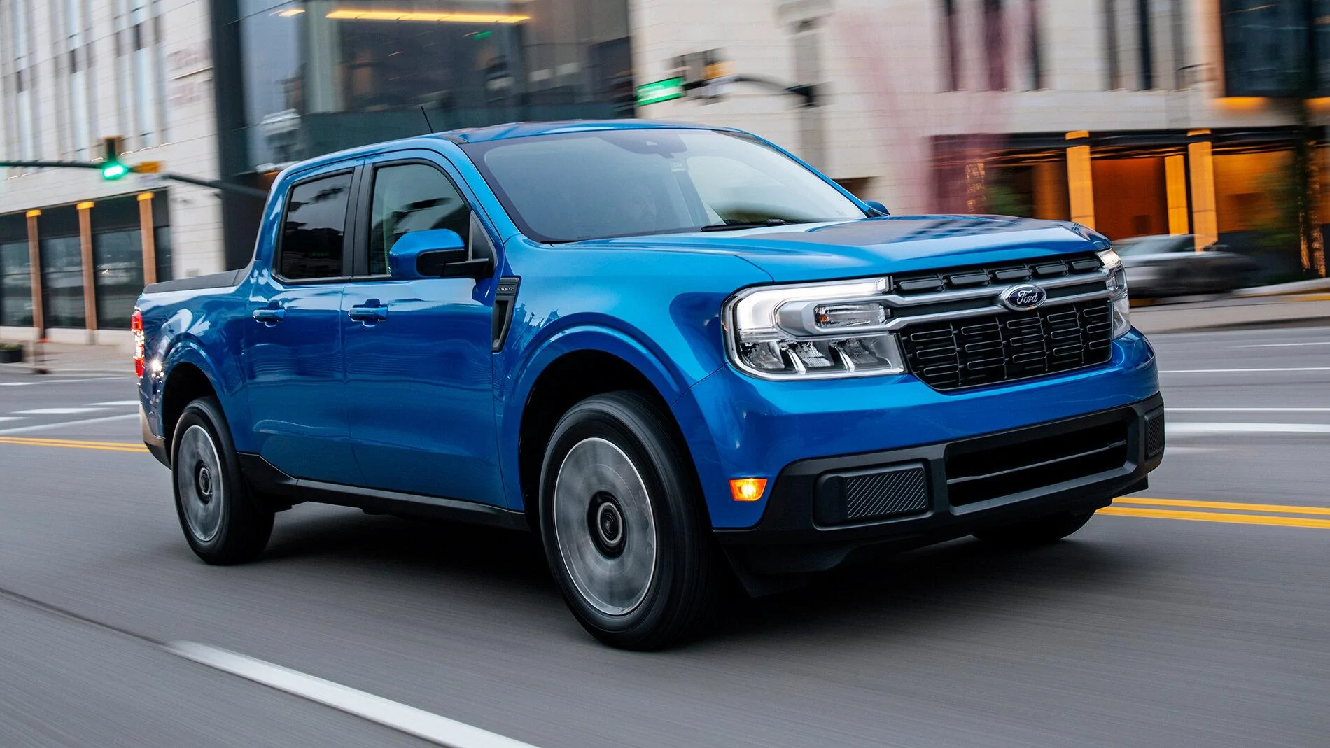 Ford Maverick VELOCITY BLUE Maverick Photos Thread 2022 Maverick Lariat Velocity Blue Pickup Truck Wallpaper6