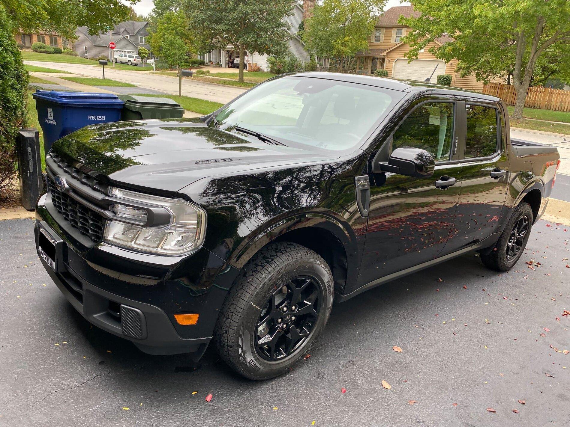 Ford Maverick SHADOW BLACK Maverick Photos Thread Shadow Black Ford Maverick XLT FX4 pickup 1