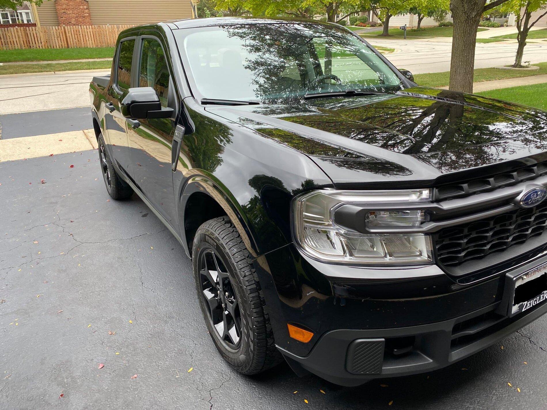 Ford Maverick SHADOW BLACK Maverick Photos Thread Shadow Black Ford Maverick XLT FX4 pickup 2