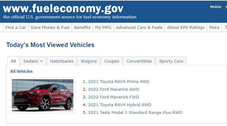 Ford Maverick Epa ratings determined for Maverick hybrid? 1633557594924