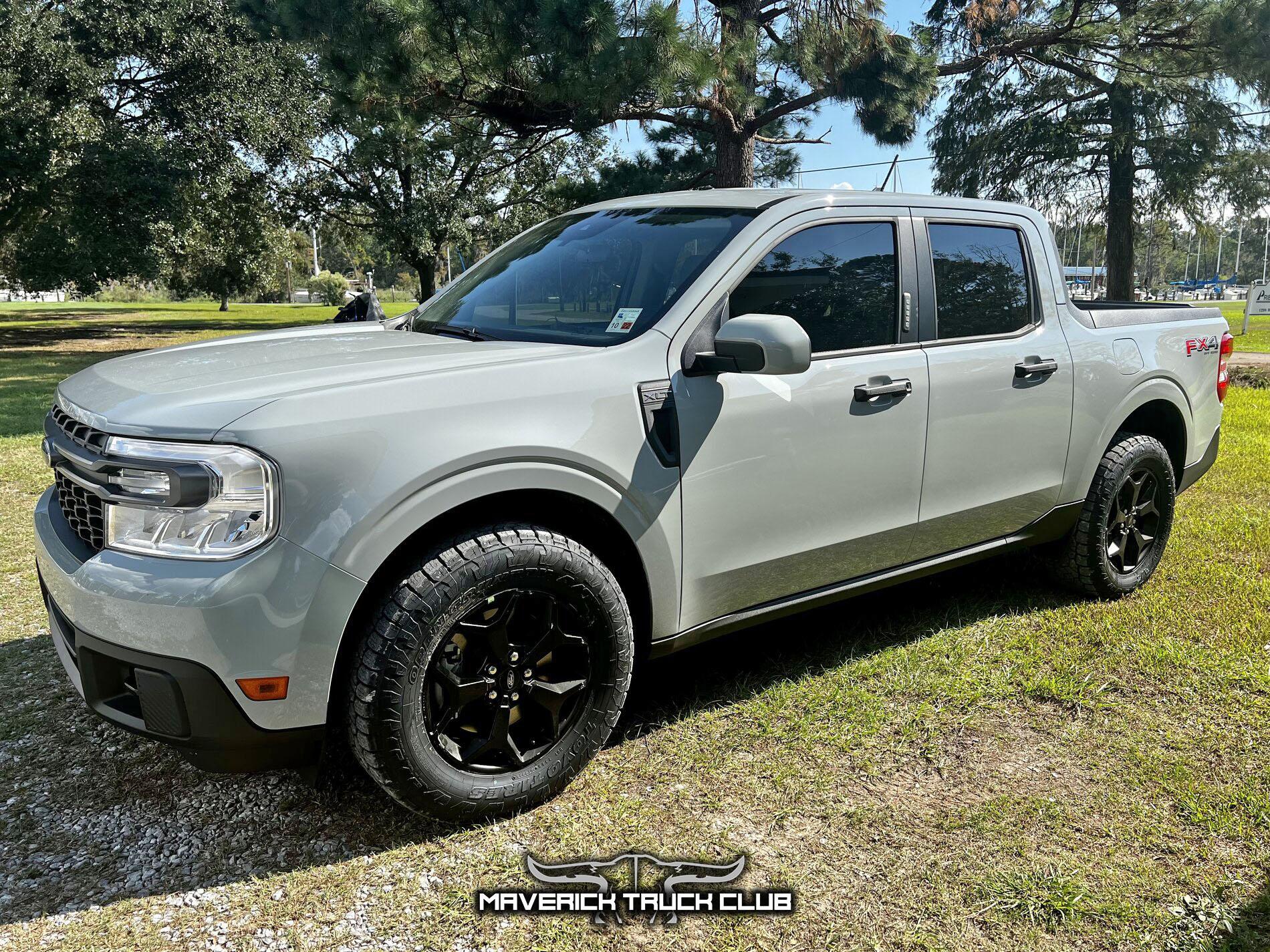 Ford Maverick CACTUS GRAY Maverick Photos Thread 2022 Ford Maverick 245:65R17 Toyo Open Country AT III tires 6