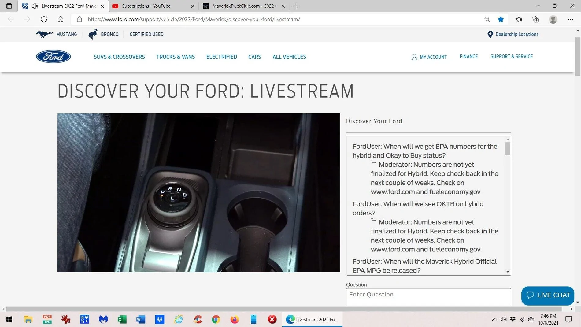Ford Maverick Hybrids delivery dates being removed and reverted to N/A (unscheduled) ss