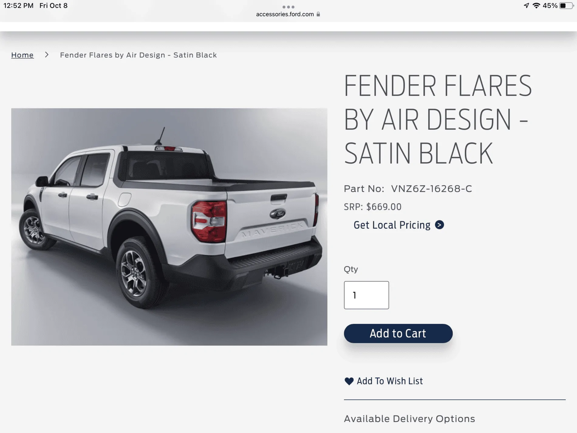 Ford Maverick Aftermarket fender flares? EA48EC6F-F789-4ADF-89FF-23B923FF4190