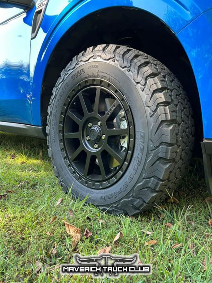 Ford Maverick VELOCITY BLUE Maverick Photos Thread ALPHAequipt Foxtrot 17%22 Wheels on the MAVERICK 2
