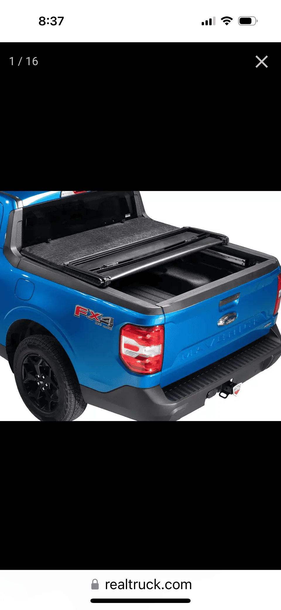 Ford Maverick (2) Gator SFX TRI FOLD TONNEAU COVERS IMG_0616