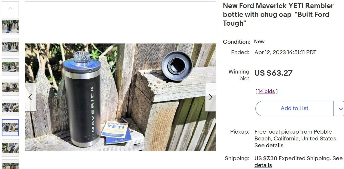 Ford Maverick Look what Ford sent me yeti