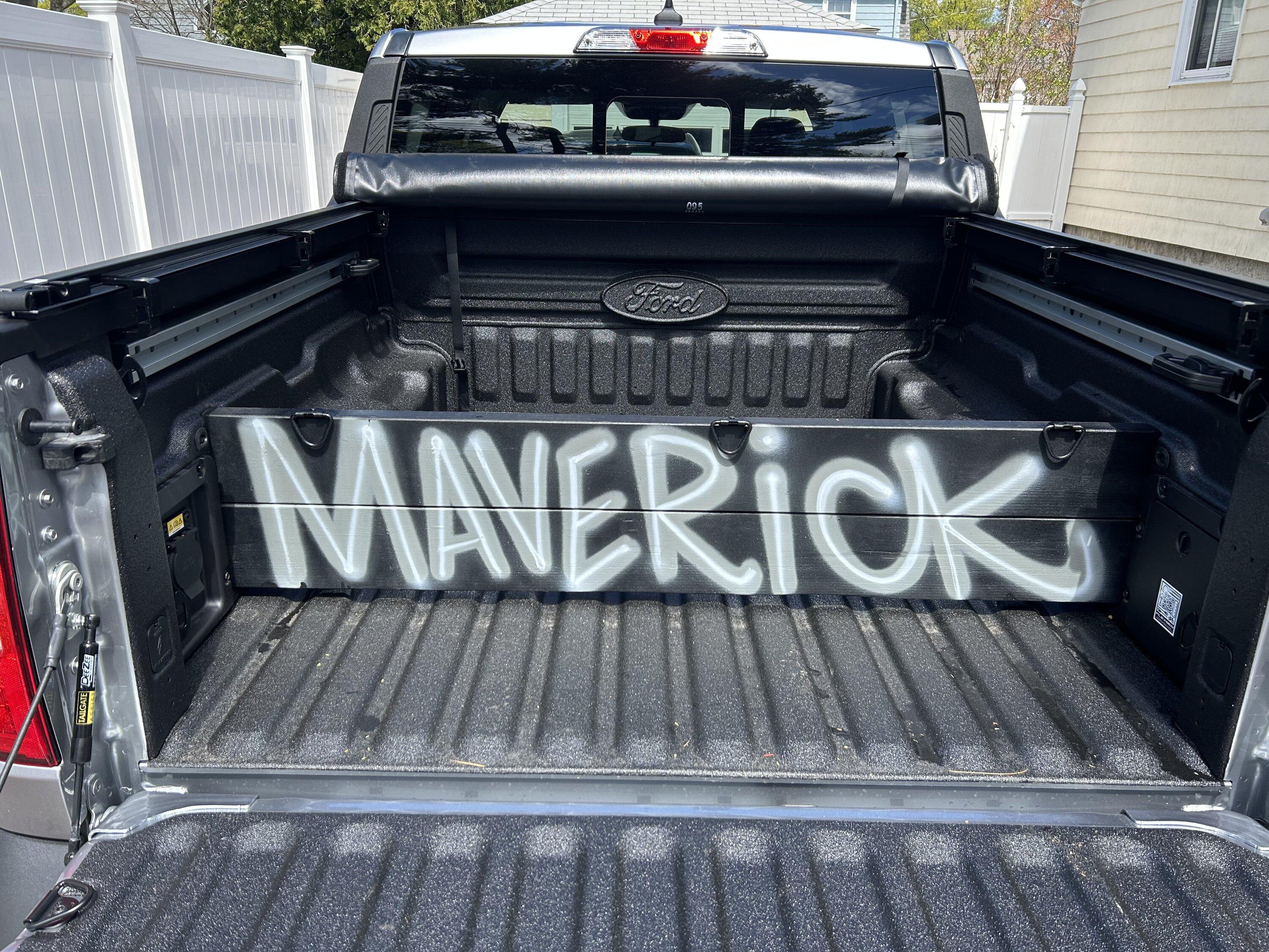 Ford Maverick Maverick Ford Bed Divider Kit Installed IMG-2857