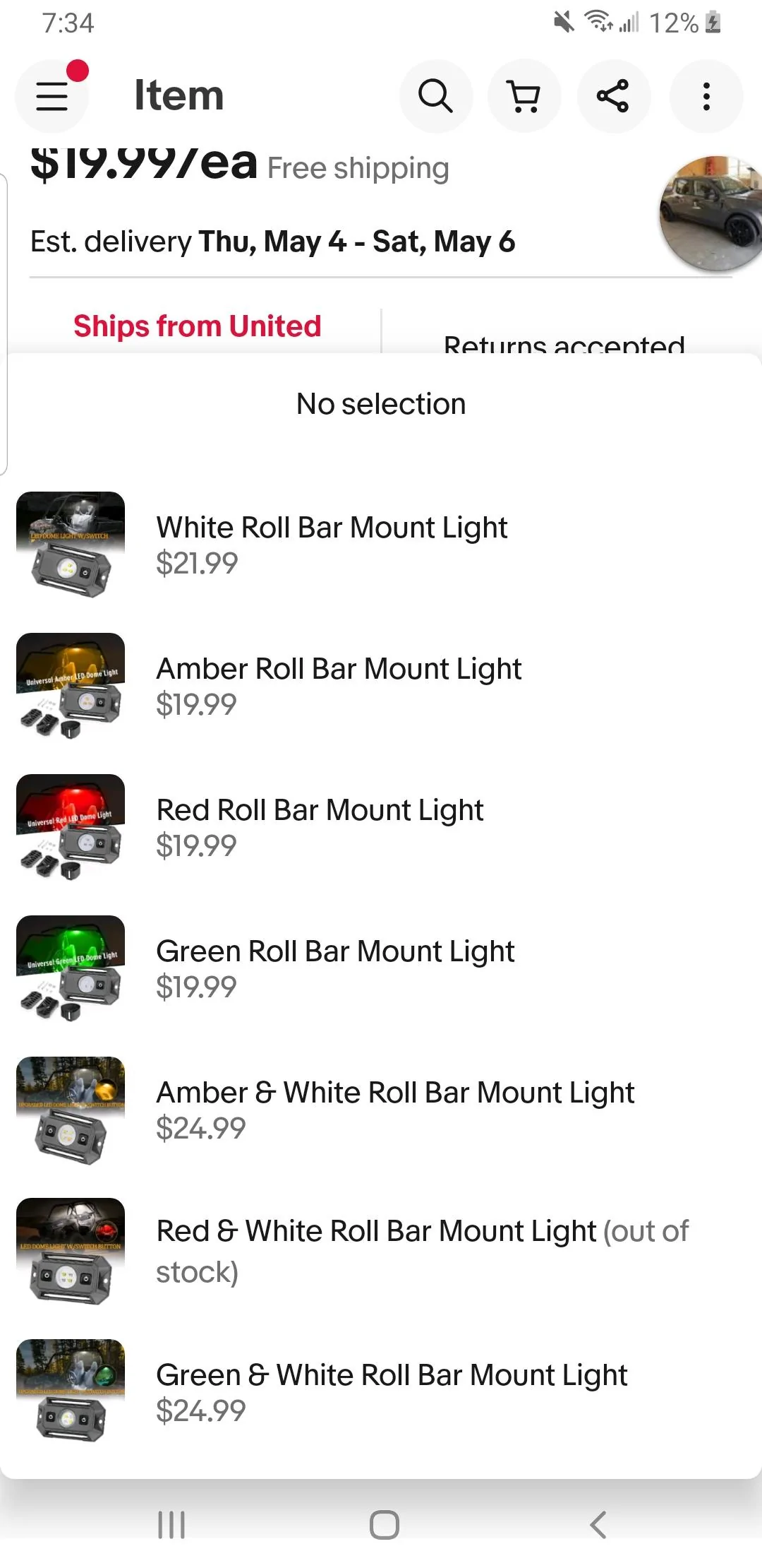 Ford Maverick Maverick accessories, mods, how-to's on my Maverick Screenshot_20230430-193454_eBay