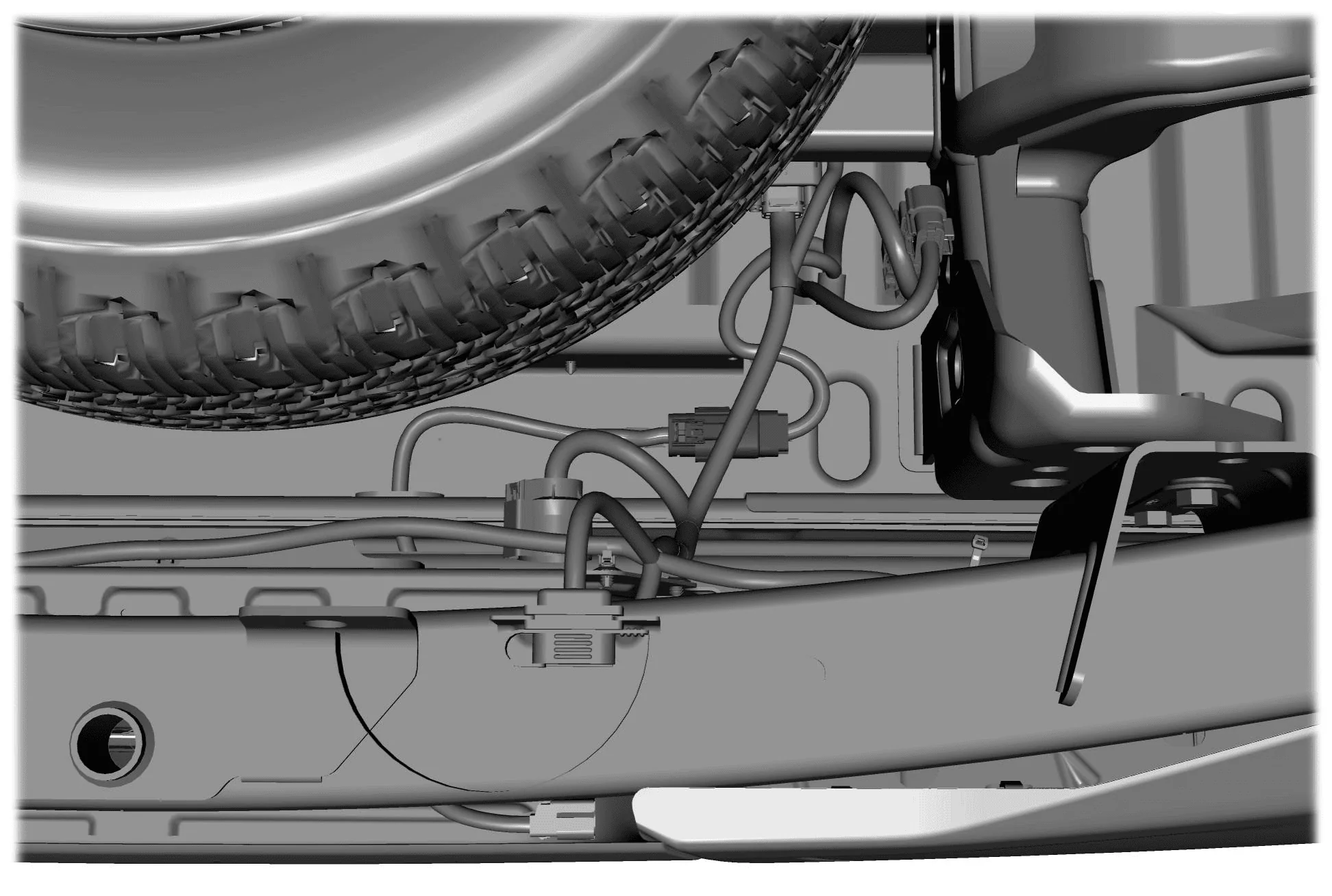 Ford Maverick Easiest way to disconnect the wire to the power tailgate lock? 1683037747628