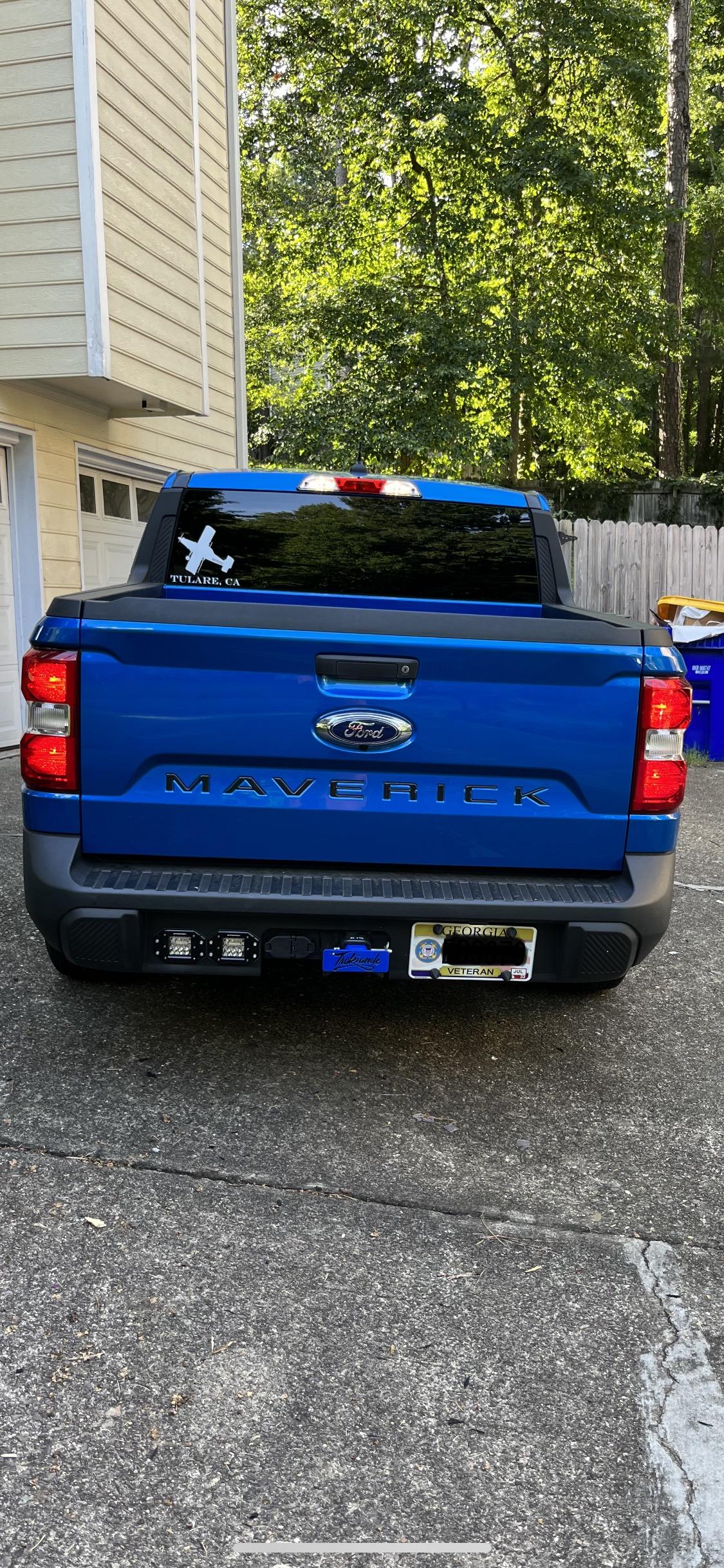 Ford Maverick Rear bumper LED pods installed 59B12A22-8EAB-4F7A-BA12-93D4BC7F03A3