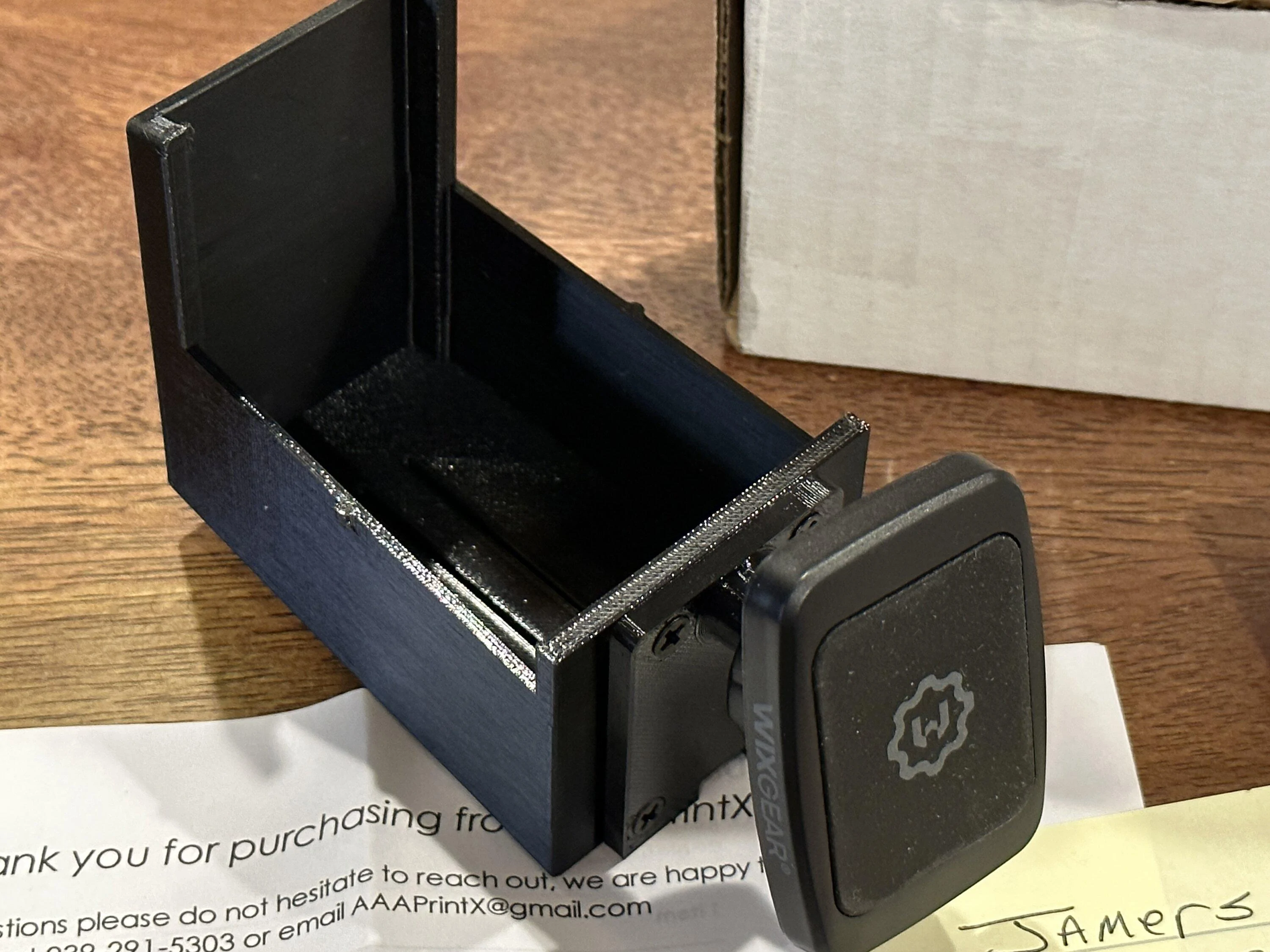 Ford Maverick FS: Maverick Cubby Magnetic Phone holder IMG_0821